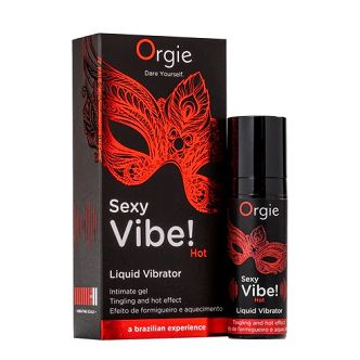 ORGIE Sexy Vibe! Liquid Vibrator HOT rozgrzewający żel intymny 15 ml