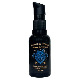 Olejek do brody Savage & Style Mint & Wood