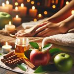 Olejek do masażu, Spiced Apple Delight - 2