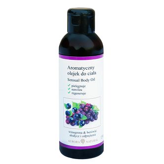 Olejek pielęgnacyjny do ciała, winogrona i borówki.