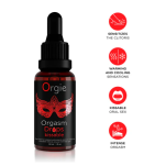 Orgie Orgasm Drops Kissable żel intymny 30ml - 4