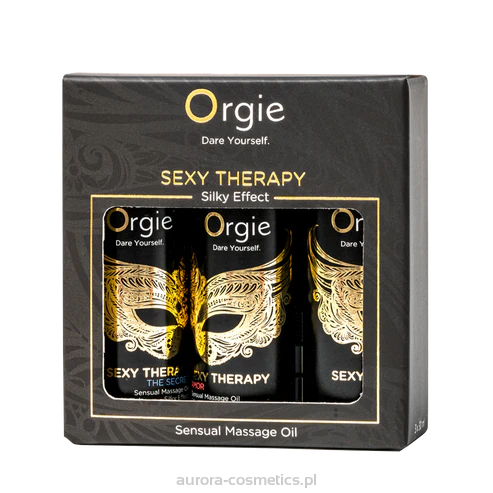 Orgie Sexy Therapy Silky Effect zestaw olejków do masażu 3x30ml