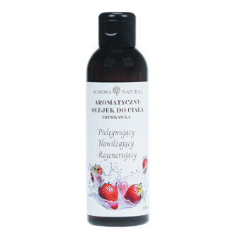 Aromatyczny olejek do ciała o zapachu truskawki 150ml