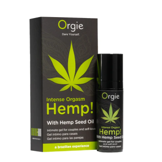 Orgie Intense Orgasm Hemp! Żel energetyzujący z olejem z konopi indyjskich 15ml