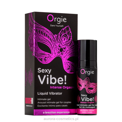 Orgie Sexy Vibe Intense Orgasm Wibrator w żelu 15ml