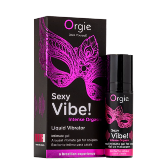 Orgie Sexy Vibe Intense Orgasm Wibrator w żelu 15ml
