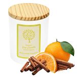 Świeca sojowa, pomarańcza i cynamon - 3