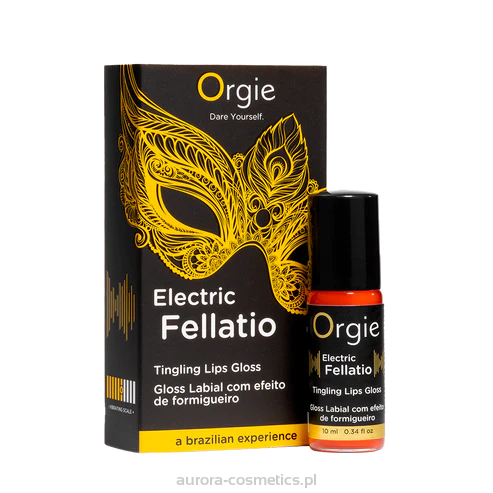 Orgie Electric Fellatio Błyszczyk do ust Sex Oralny 10ml