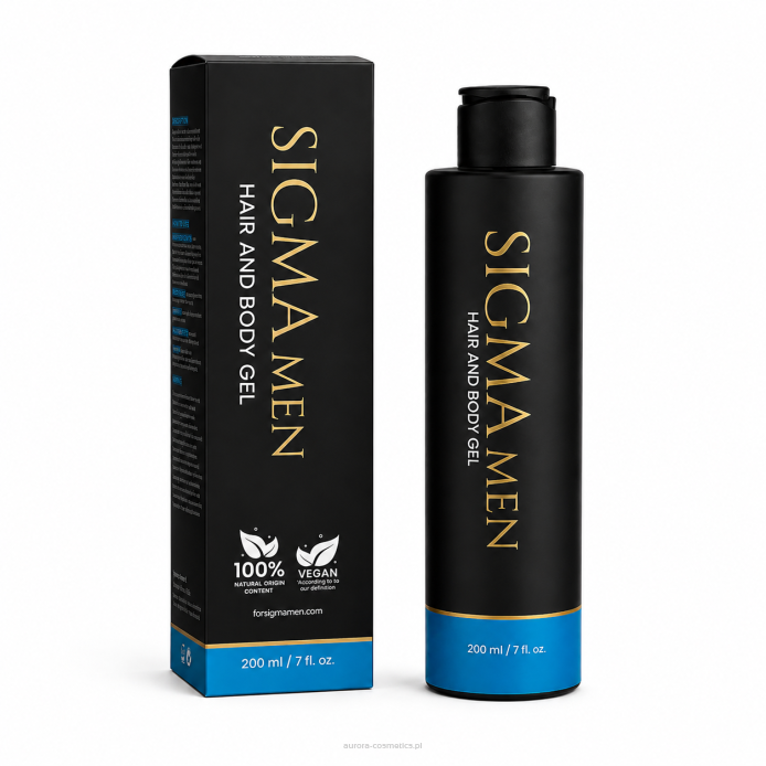Sigma Men Wszechstronny eliksir żel oczyszczający  do włosów i ciała 200ml