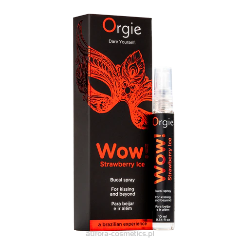 Orgie Wow! Strawberry Ice Spray chłodzący do ust truskawkowy 10ml