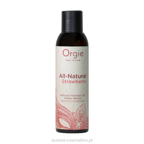 All-Natural strawberry żel intymny 150ml