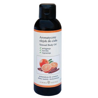 Olejek do ciała. Aromatyczne połączenie pomarańczy i cynamonu