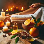 Olejek do masażu, Cinnamon Kissed Orange - 4