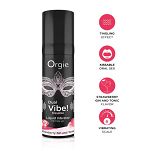 Orgie Dualo Vibe! Wibrator w płynie jadalny truskawka + gin z tonikiem - 3