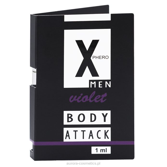 BODY ATTACK Violet for men 1 ml