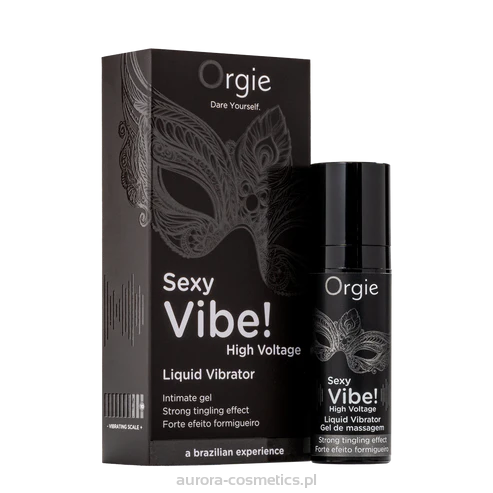 Orgie Sexy Vibe! HIGH VOLTAGE Wibrator w płynie 15ml